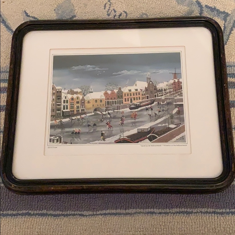 Winter Wall Hanging by Jannie Kuiper “Winterfun on the Aelbrechtskalk”